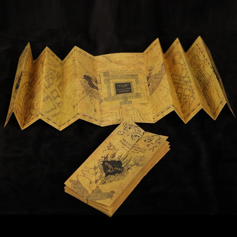 Для костюмированной вечеринки в стиле кинофильма Гарри Marauder карт мини мародера