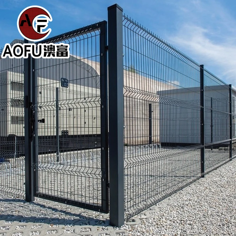 Welded Wire Mesh Panel Decorative Garden Curve 3D Fence For Houses cheap pvc coated metal High Quality
