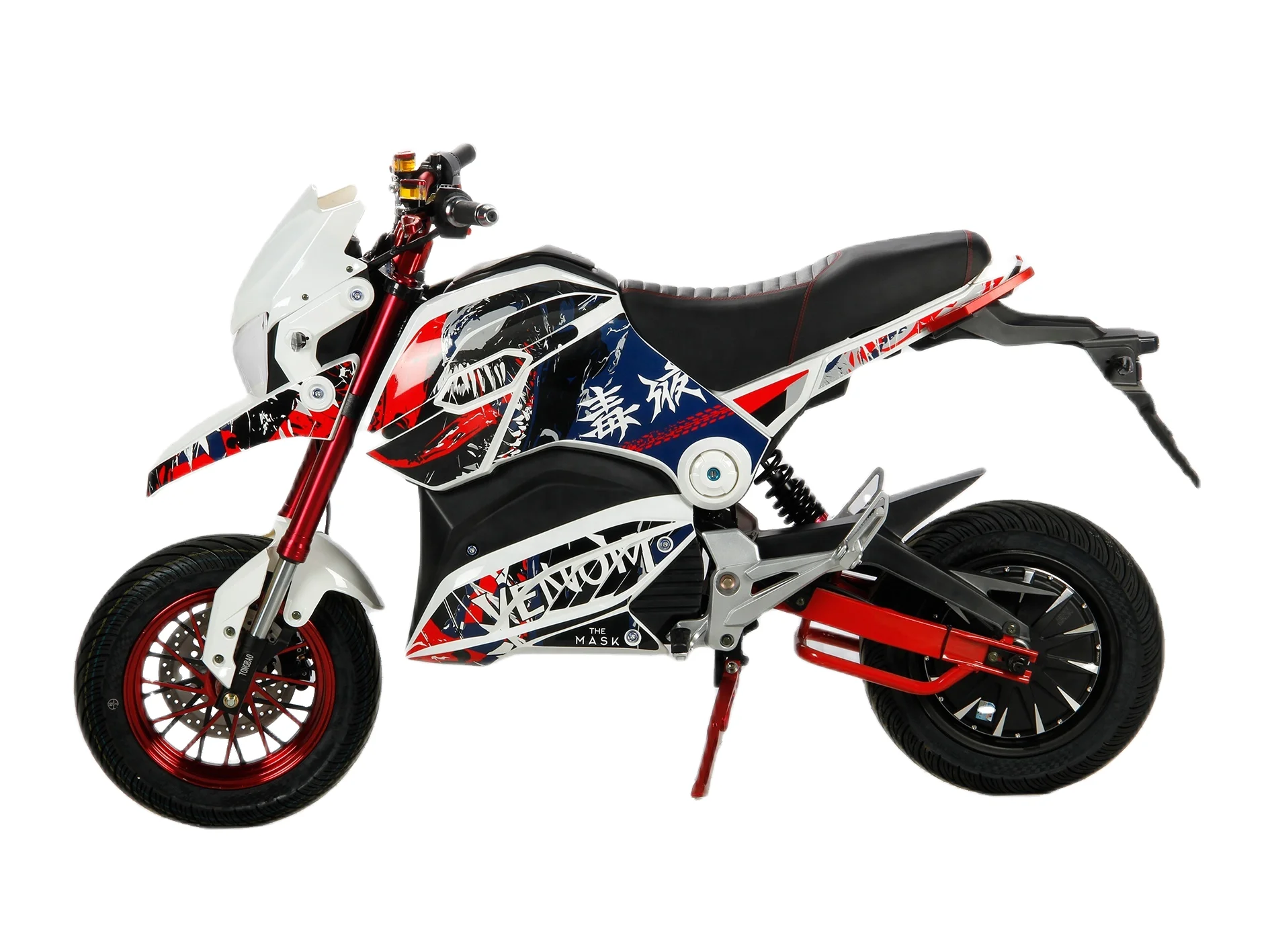M7 M5 M3 Motor High Speed Disc Brake Hydraulic Shock Iron Body Little Monster High Speed Racing Electric Motorcycle Scooter Bike