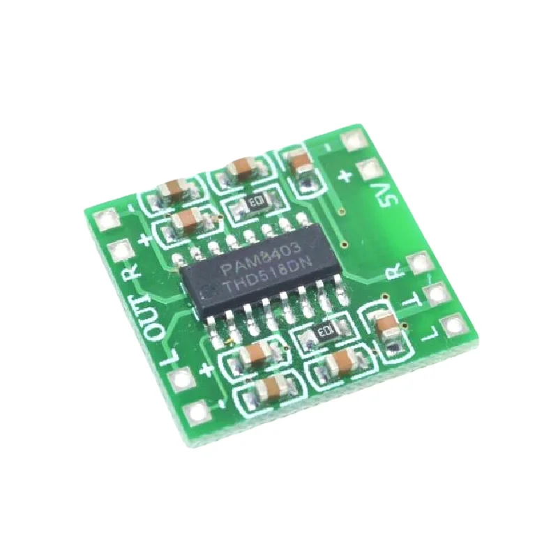 PAM8403 Super mini digital power amplifier board miniature class D power amplifier board 2*3w high 2.5-5 v USB