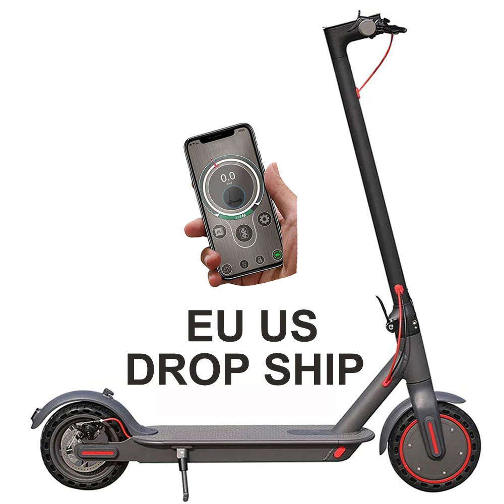 High Quality 25km/h M365 EU UK Warehouse Portable Two 2 Wheels Adult Elect Ele Electric Kick E Europe El Scooter for Adults