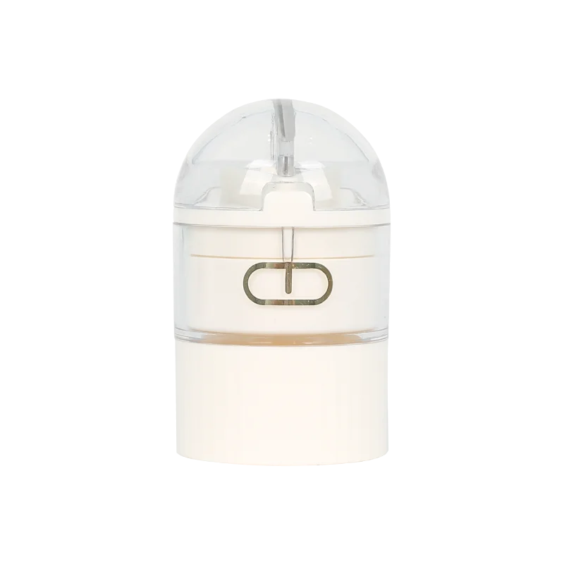 wholesale fancy round shaped pharmacy mini promotional plastic pill cutter and crusher with box