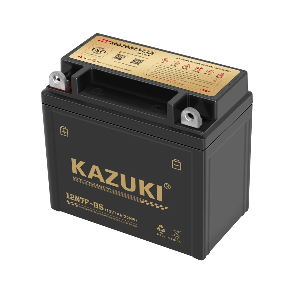 KAZUKI 12N7F Moto Battery Bateria GEL12V4AH 7AH Lead Acid Batteries Battery For Motorcycle Baterias Para Motos