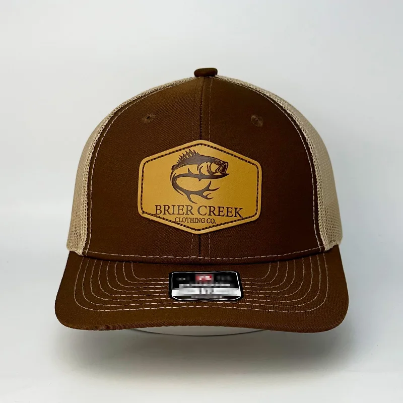 Кожаная нашивка для охоты Мужская сетчатая шляпа gorras 6 панелей спортивные кепки richardson 112 Дальнобойщика