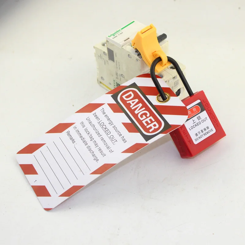 China Manufacturer ABS Safety Lockout Master Key Lock Industrial Safety Padlock