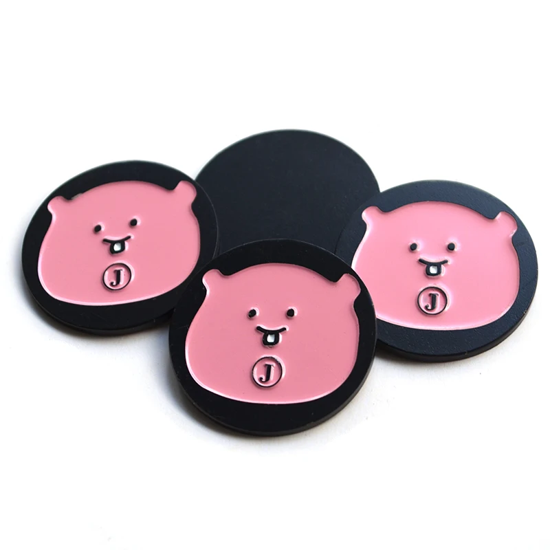 High Quality Custom Logo Metal Golf Coin Cute Ball Marker Magnetic Golf Hat Clip Custom Golf Lady Ball Marker