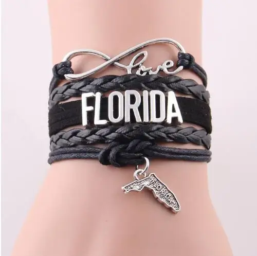 National Canada Bracelet Country Canada With Flag Charm Country Flag Bead Bracelet For Women and Men Jewelry