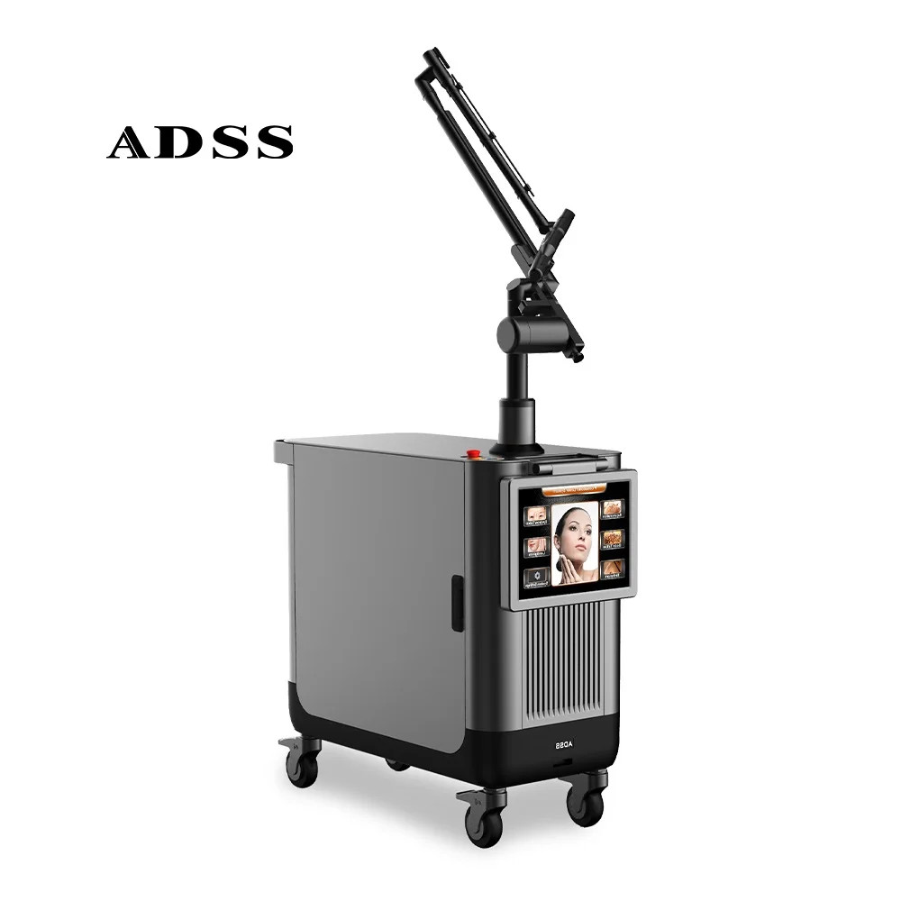 ADSS New Technology real 500ps Picosecond Laser Tattoo Removal Machine for tattoo removal/ Pigment removal