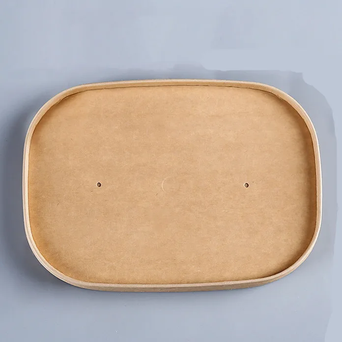 Custom disposable container take away lunch packing paper box for fast food grade paper packaging box container