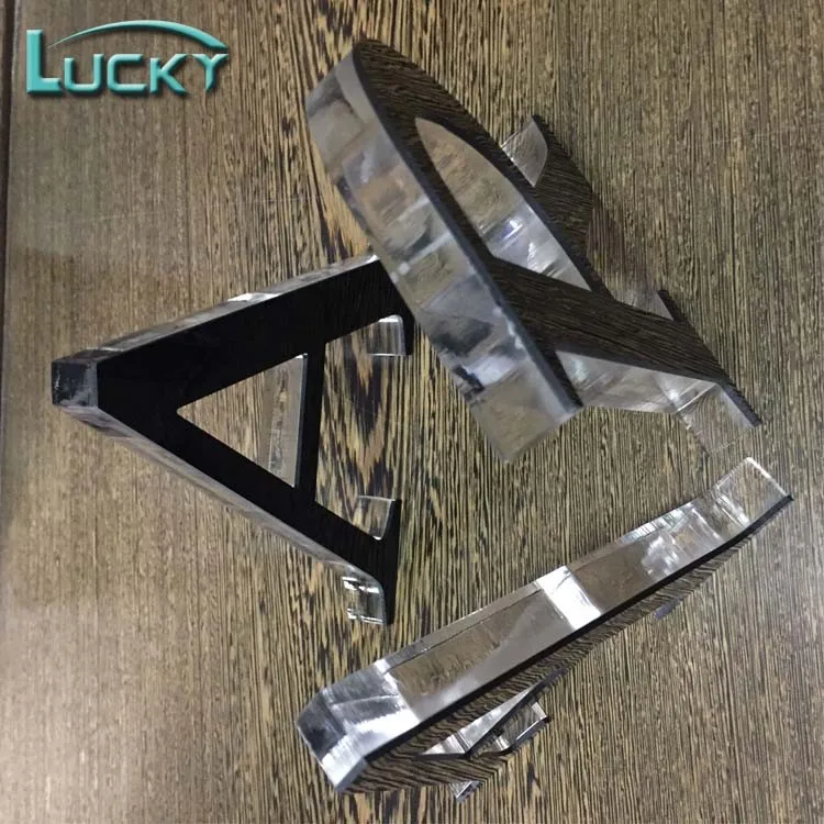 Flat cut acrylic letter sign Custom Acrylic Signage Logo Plastic Alphabet 3D Acrylic Sign Letters