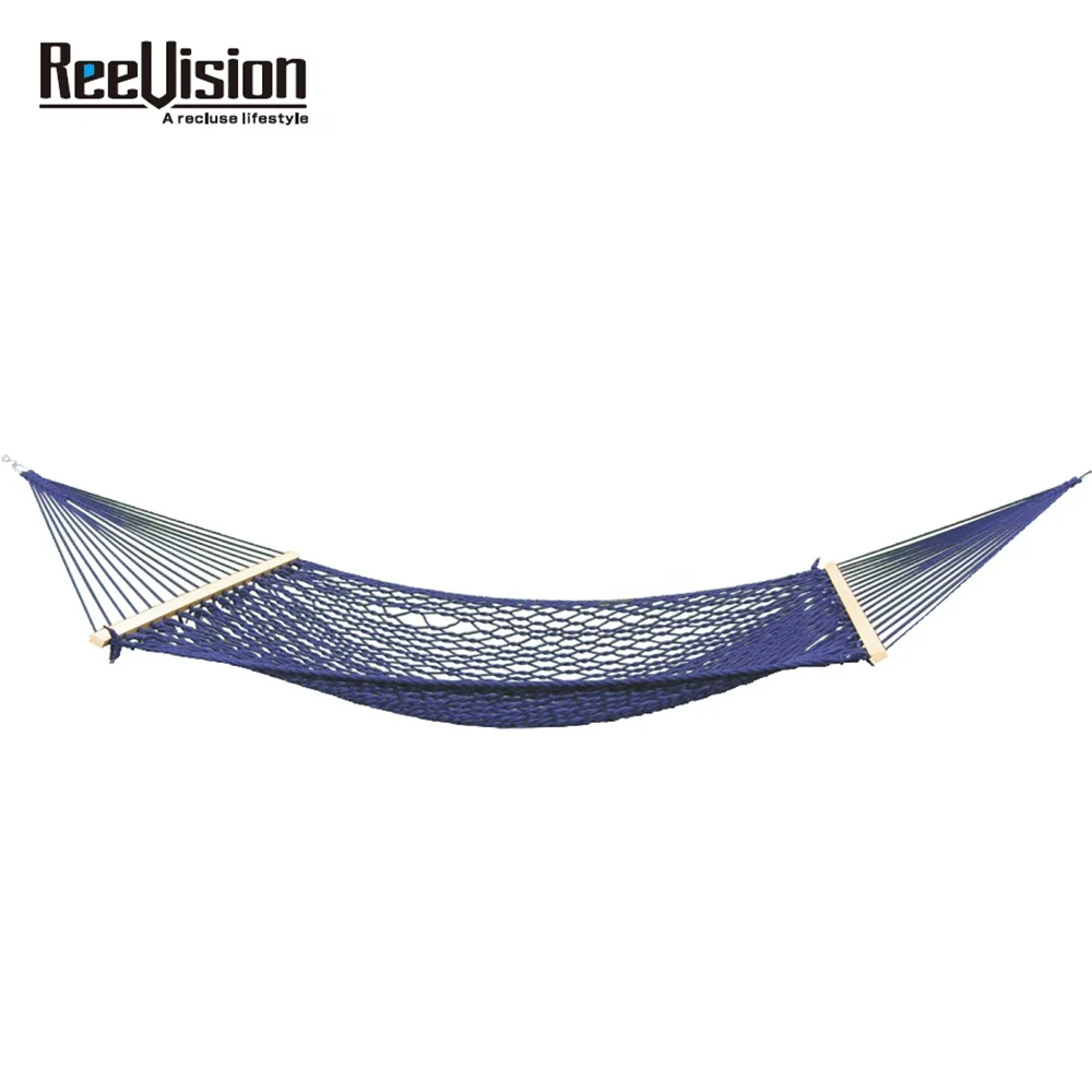 Competitive Price Swing Garden Camping Hammock with Wooden Bar