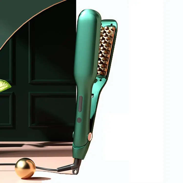 Двухцелевая электрическая шина, прямые волосы, флуффер, шина для волос, пушистое устройство, 5 температурный Регулируемый стиль волос A718