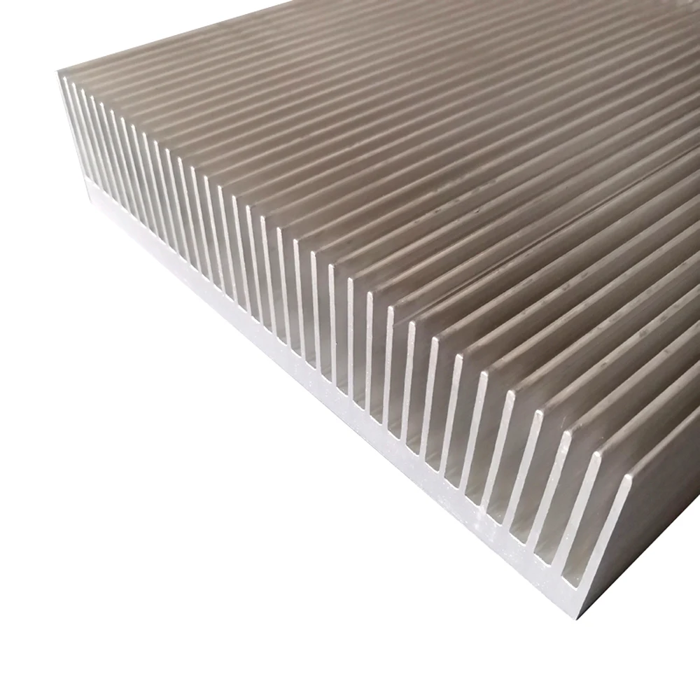 Factory price extruded heatsink square aluminum heat sink plant grow light heatsink 200(W)*44(H)*200(L)mm