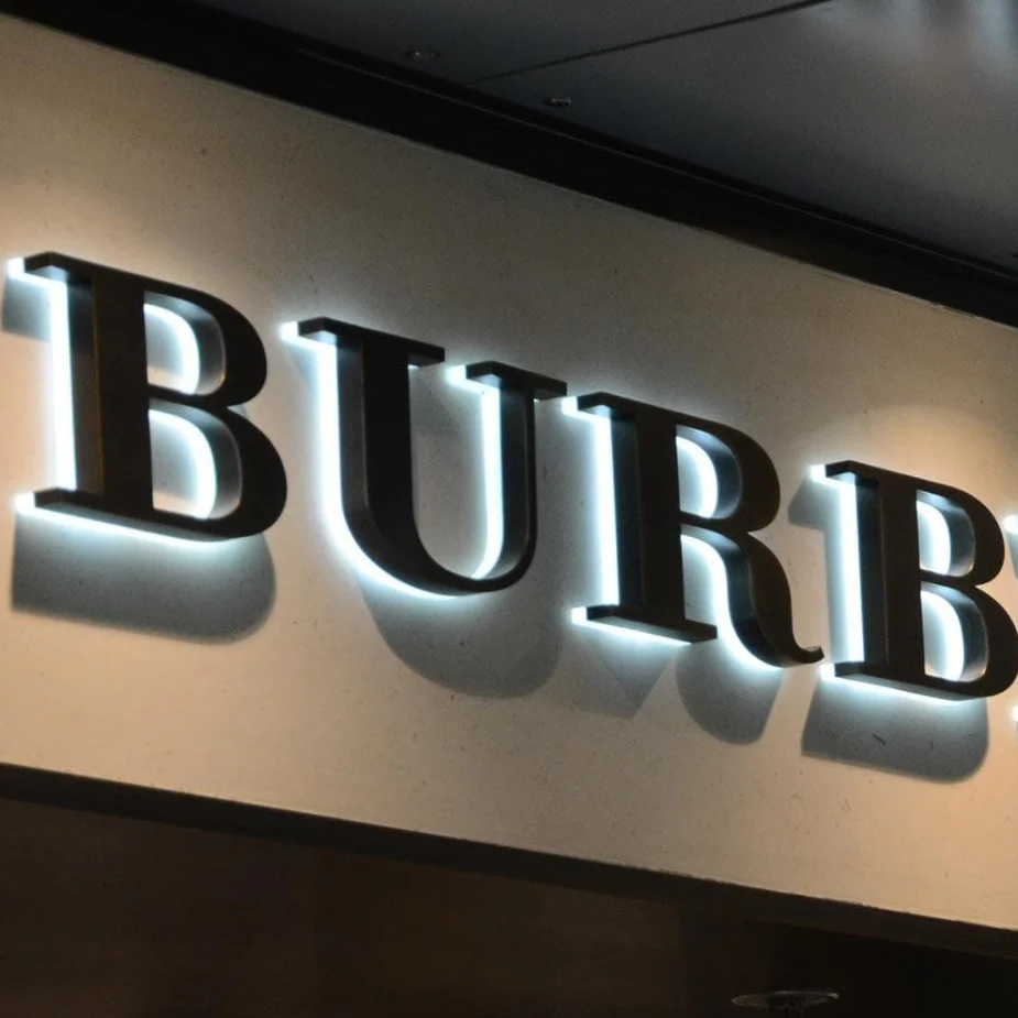 Building Signs Led backlit Channel Letters Metal channel letter sign for Business building