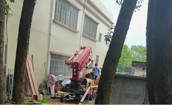 Factory price hot products Changsha of China  concrete trailer boom pump cement boom pump