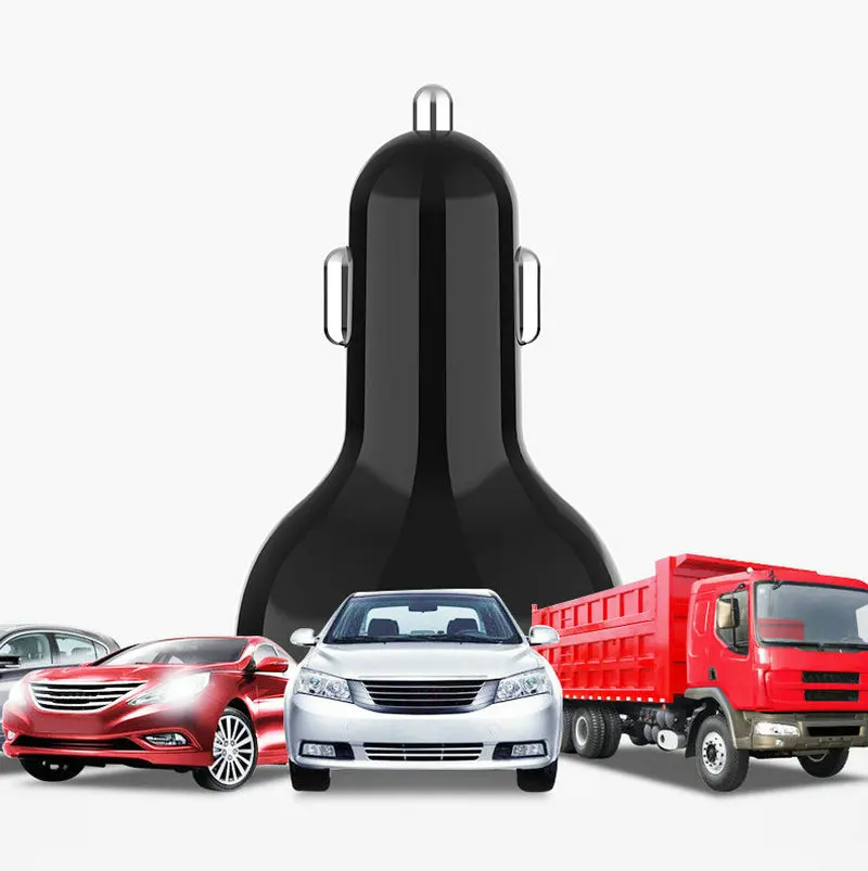 New Model Cigarette Lighter Wireless Type-C Car Charger QC3.0 3 USB Ports Fast Car Battery Charger With LED Digital Display