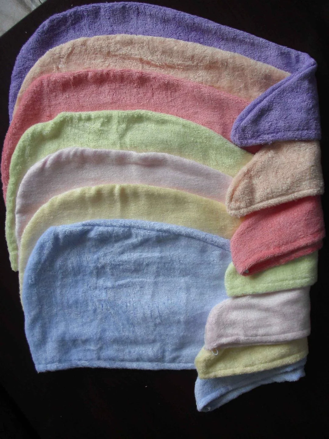 100% Natural bamboo fiber dry hair cap/ head towel/ Dry hair towel