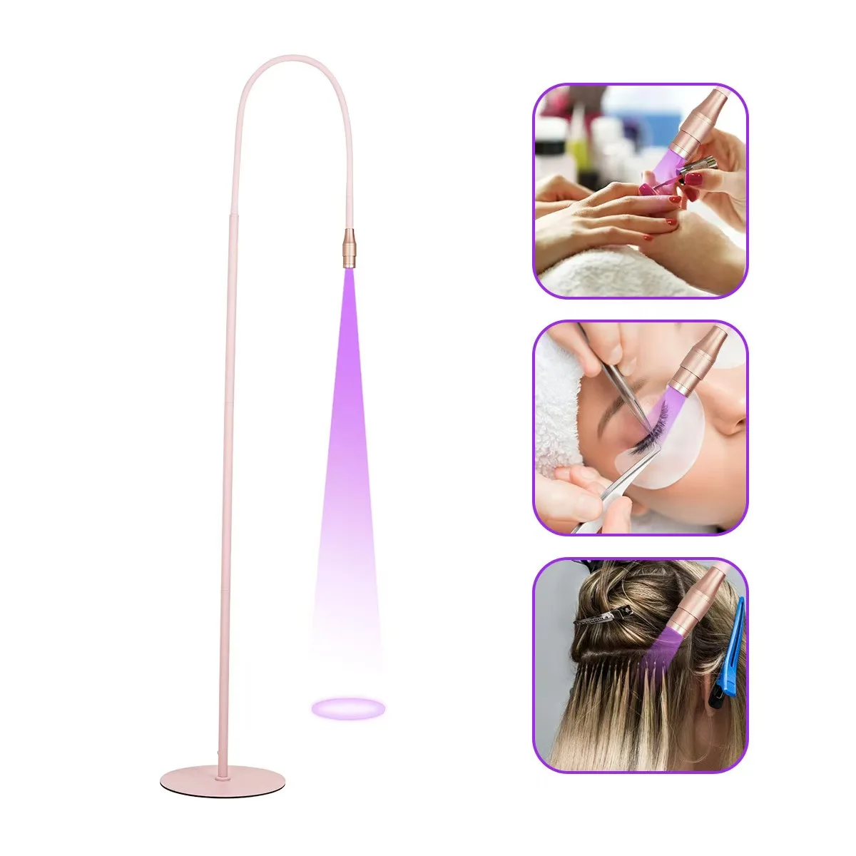 Wholesale Eyelash Beauty Tools Lash Lamp UV Glue Curing Led For Eyelashes Extensions UV lamp For Beauty Salon