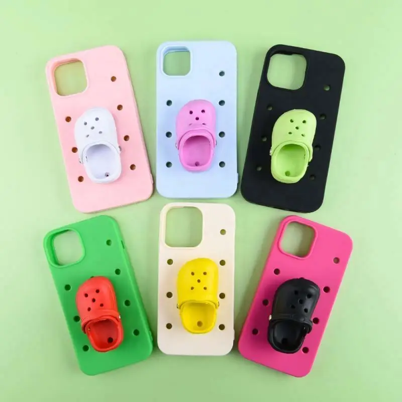 2025 Wholesale Silicone Phone Case Custom Designer Shoes Charm Accessories Sandals Decoration Luxury Clog Charms For