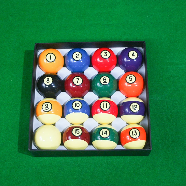 HTY-57M6A-2 Manufacturer in China 57mm billiard 9 ball pool ball 16pcs set