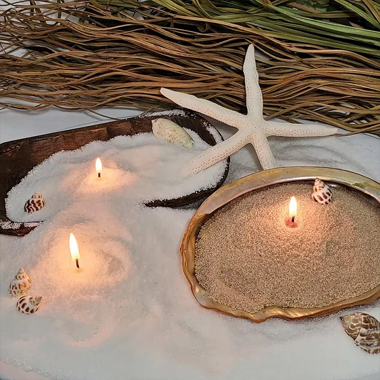 Wholesale Fragrance Floating Pearl Candle sand Bead Granule Color Powder Palm Wax Wedding aromatic white Pearl Sand Candle Wax