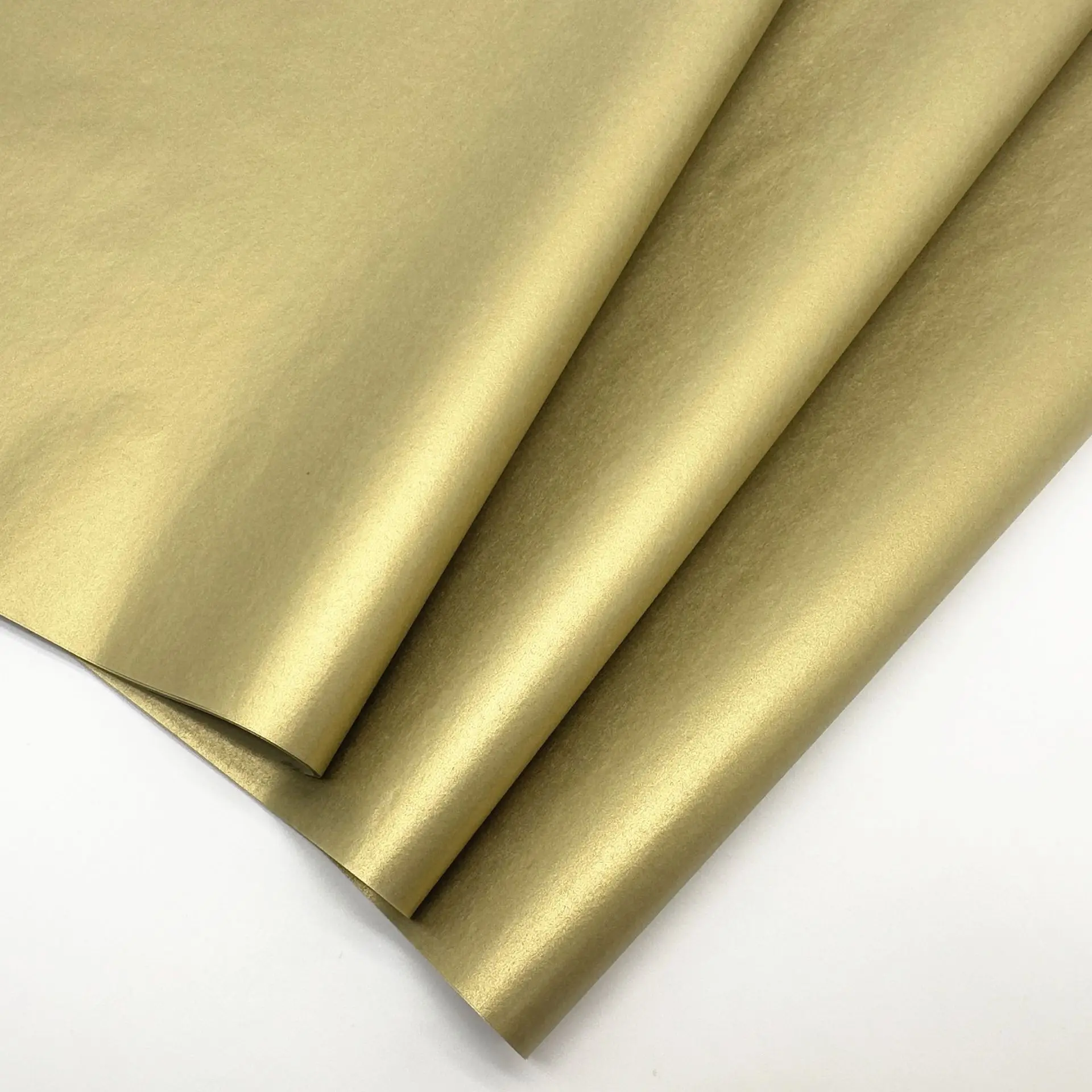 Custom Printed Logo Stock Gold color Gift Silk Wrapping Paper Clothing Tissue Paper for shoes gift
