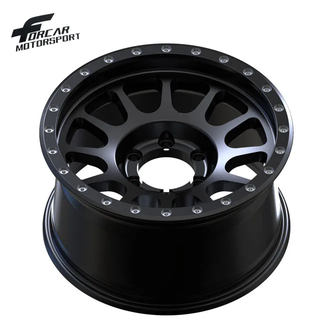 Deep lip 17 inch alloy wheels 5/6 holes car rims for off-road