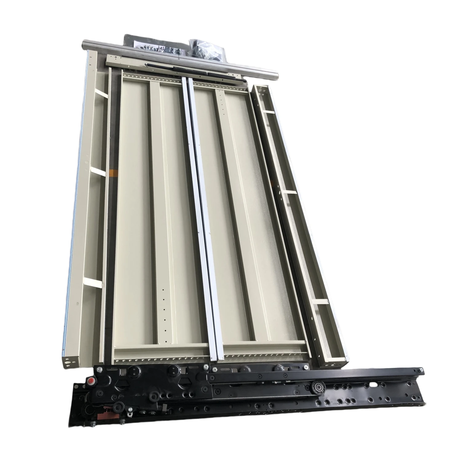 Zowee lift door mechanism 304 stainless steel automatic elevator door 700mm  800mm landing door panel