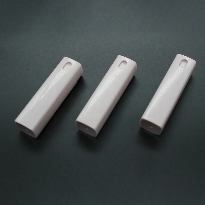10ml refillable pocket square tube glass perfume plastic travel fine mist spray bottle