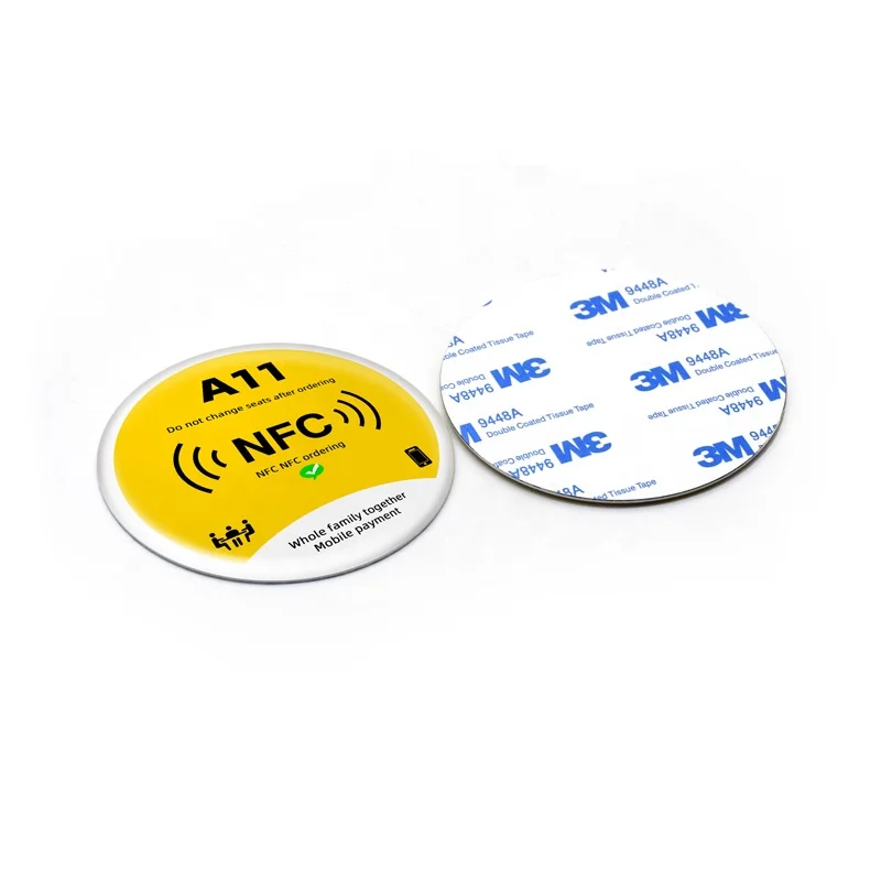 Low cost nfc sticker roll products bulk cheap rfid NTAG215 tag