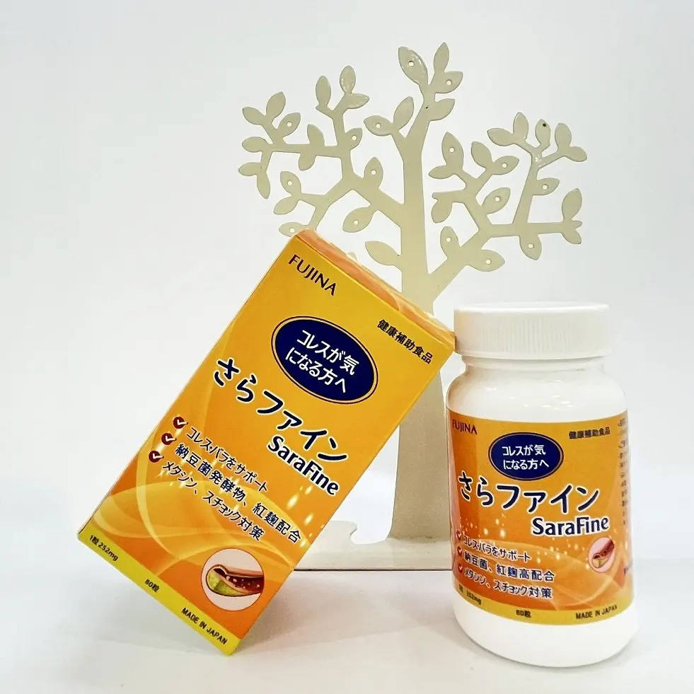 SARAFINE Support Healthy HDL & LDL Cholesterol Levels, Boost Heart Health, with Nattokinase and Monakolin  K red yeast rice