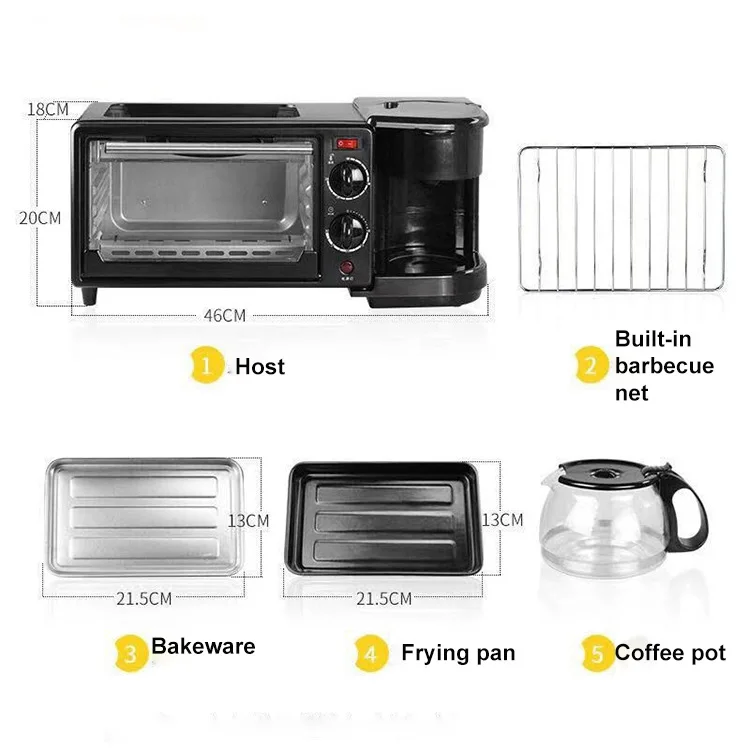 Food box safe fan motor oven home portable car food warmer magnetron oven parts portable coffee maker microwave