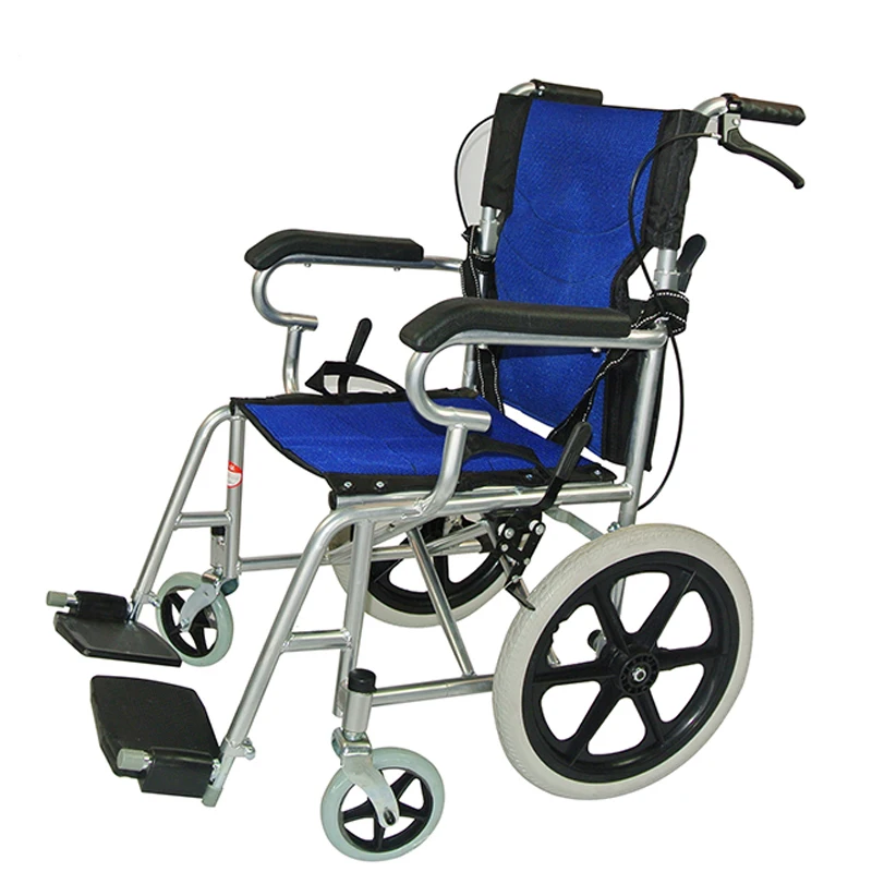 Healthcare Lightweight Pediatric Children Nursing Mobility Manual Folding Wheelchair for Handicap Kids