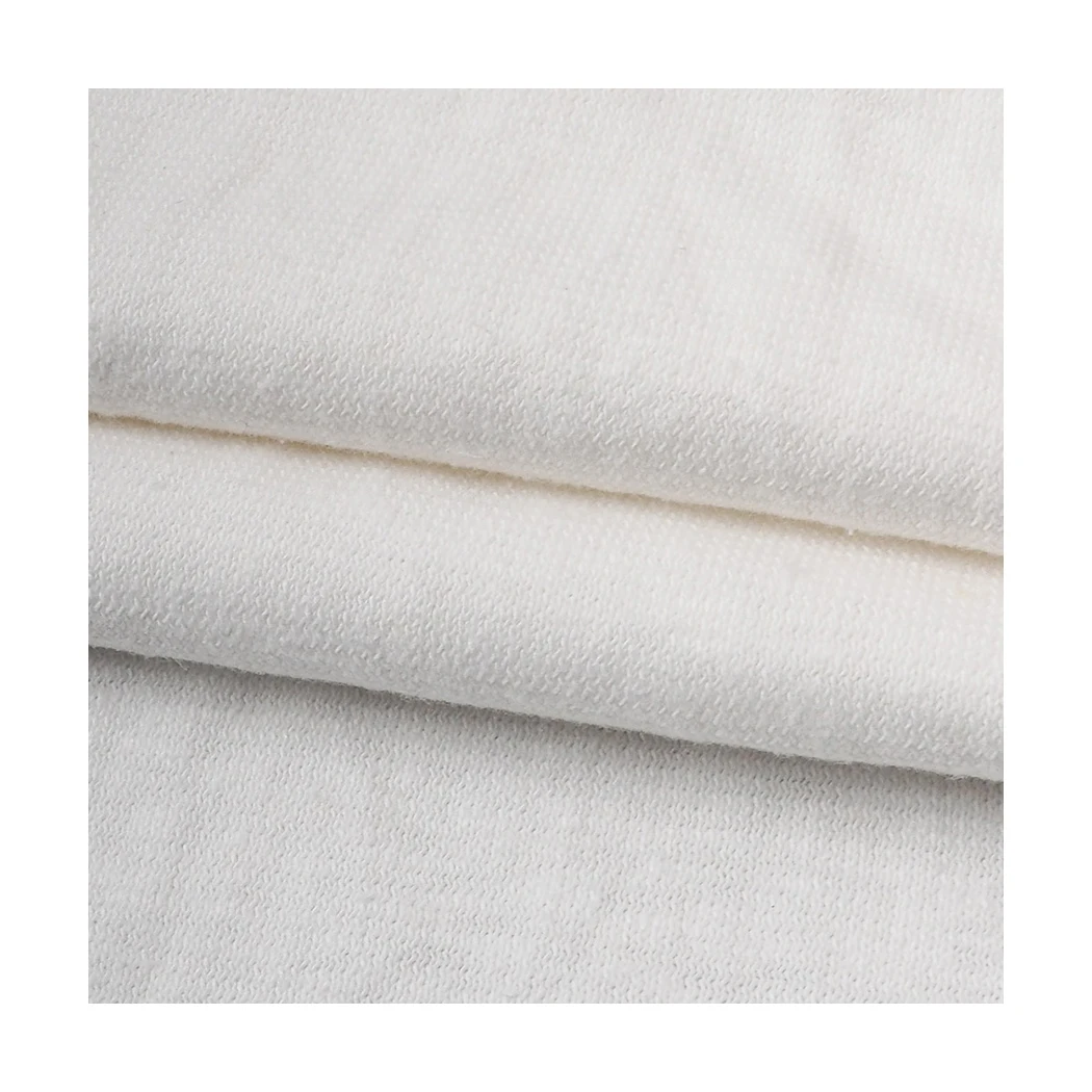 KJ2020 GOTS Certified Sustainable Eco-friendly Hemp Organic Cotton Jersey T-shirt Fabric Wholesale Price