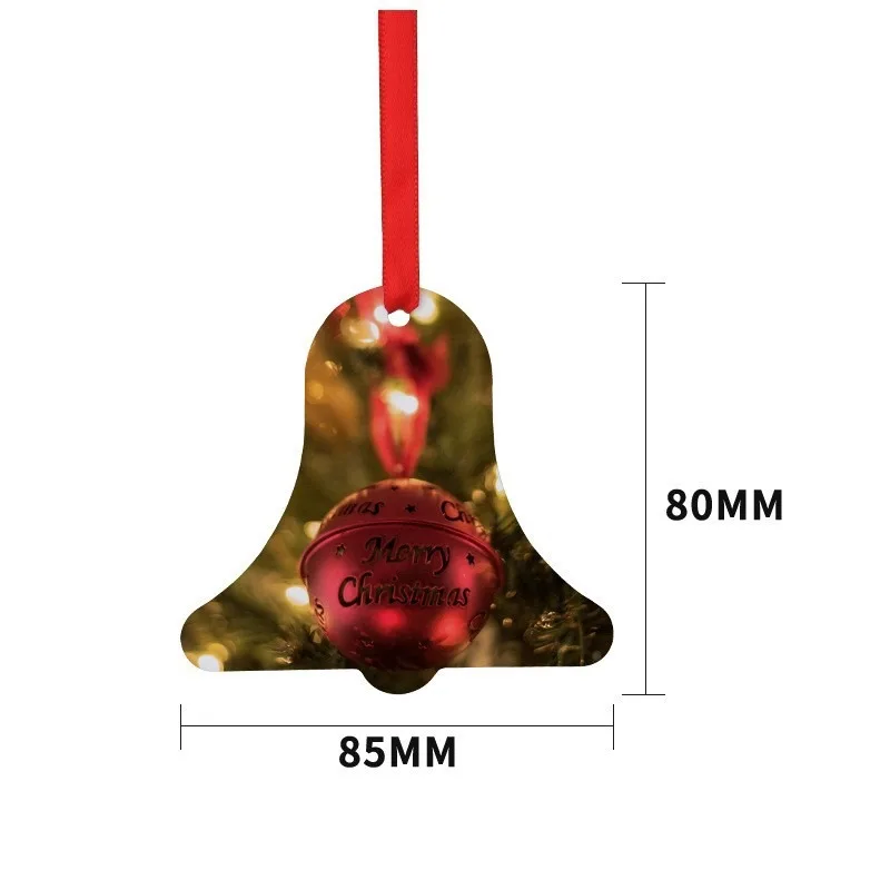 Personalized UV print  Round Oval Heart Star Discs acrylic Christmas Ornaments DIY Decoration Supplies