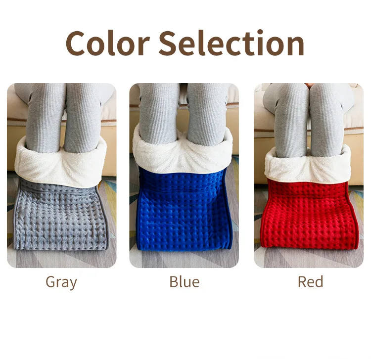 110/220V CE GS Home Feet Heater Micro Plush Heating Electric Foot Warmer Element