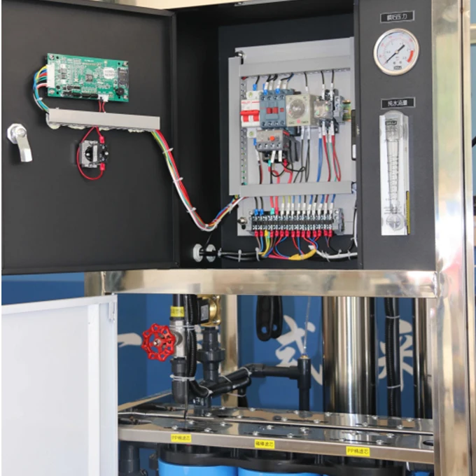 High End 6000 GPD wholesale Small Storage Alkaline Pure RO Water Treatment Equipment With SS Water Tank