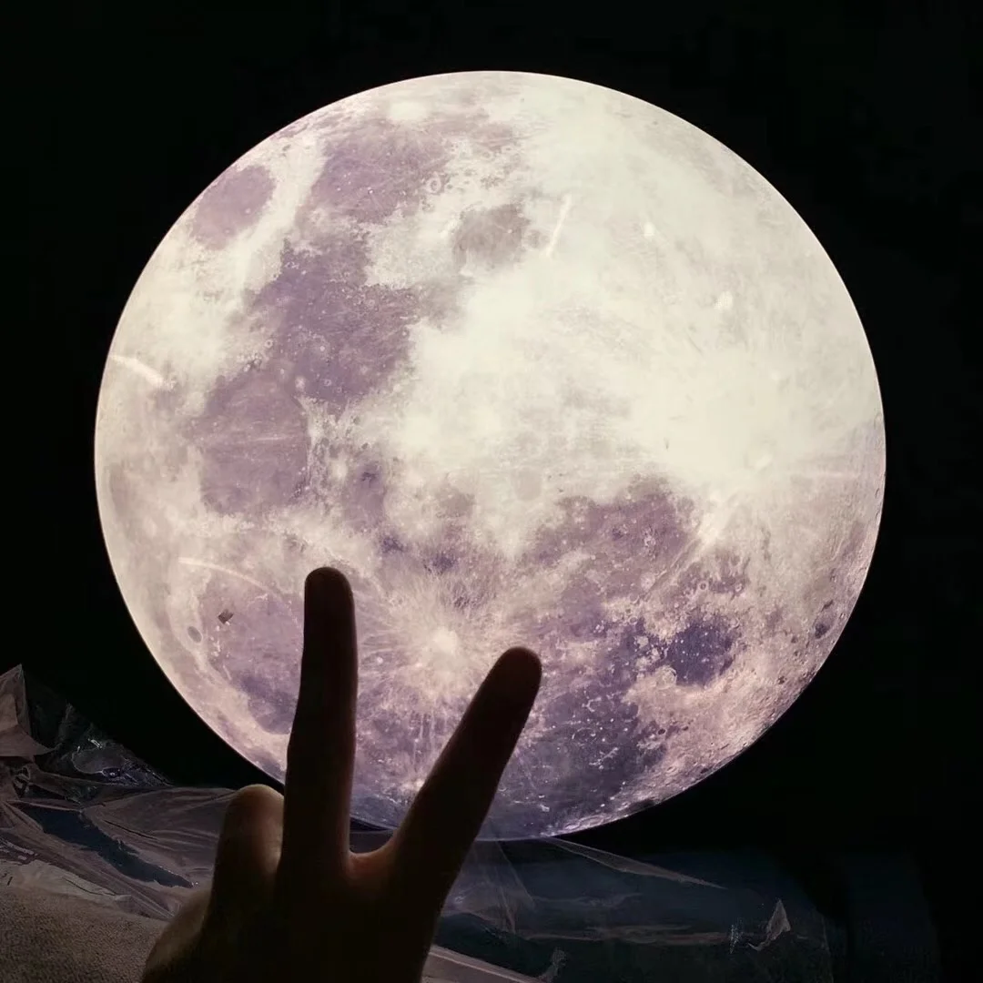 Ins pop moon зеркальный светильник атмосферный декоративный настенный лунный светодиодный креативный ночник лунное
