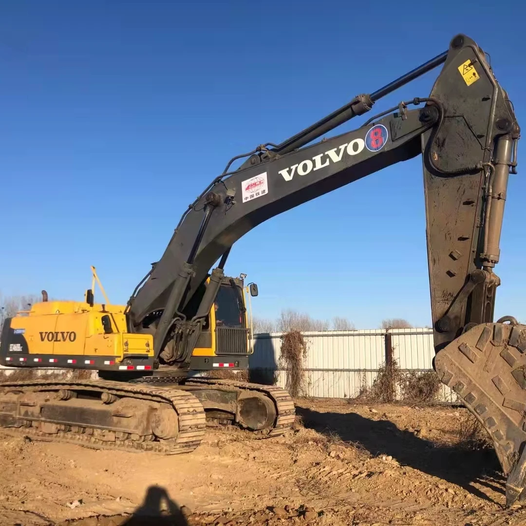 earth moving machinery 46 ton used volvo ec460blc crawler excavator 460 tracked large digger ec460