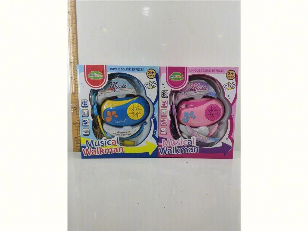 New design ABS material pink music player with headset microphone.