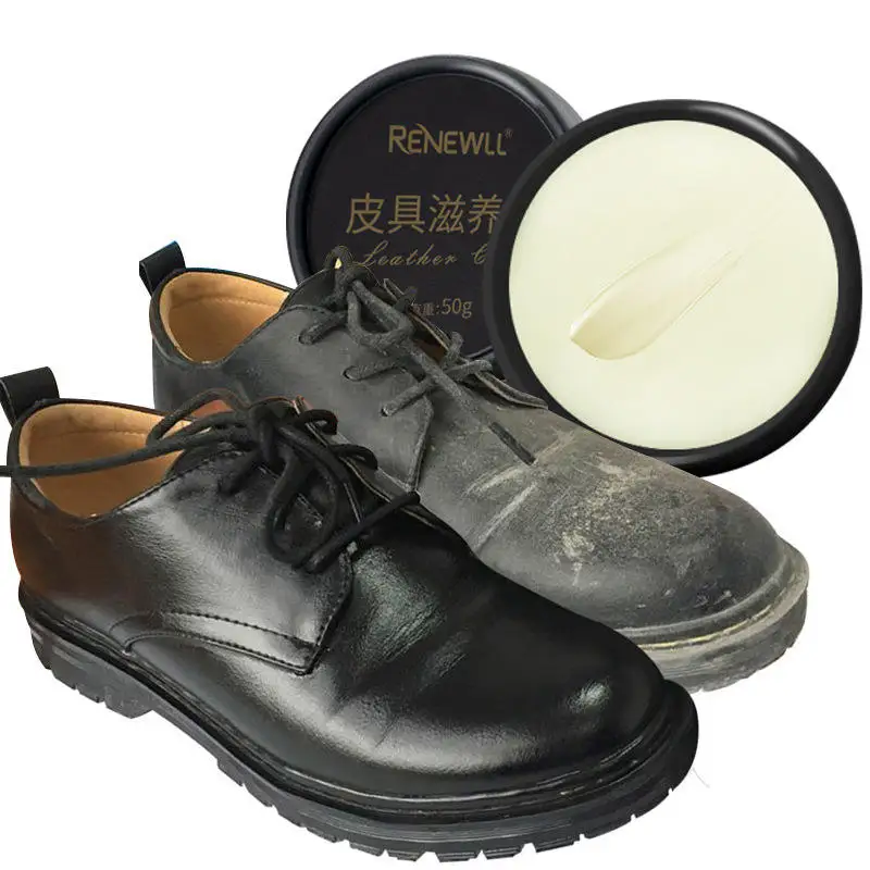2024 High quality leather care cream 50g Leather nourishing cream natural oil safe Horse oil lanolin source
