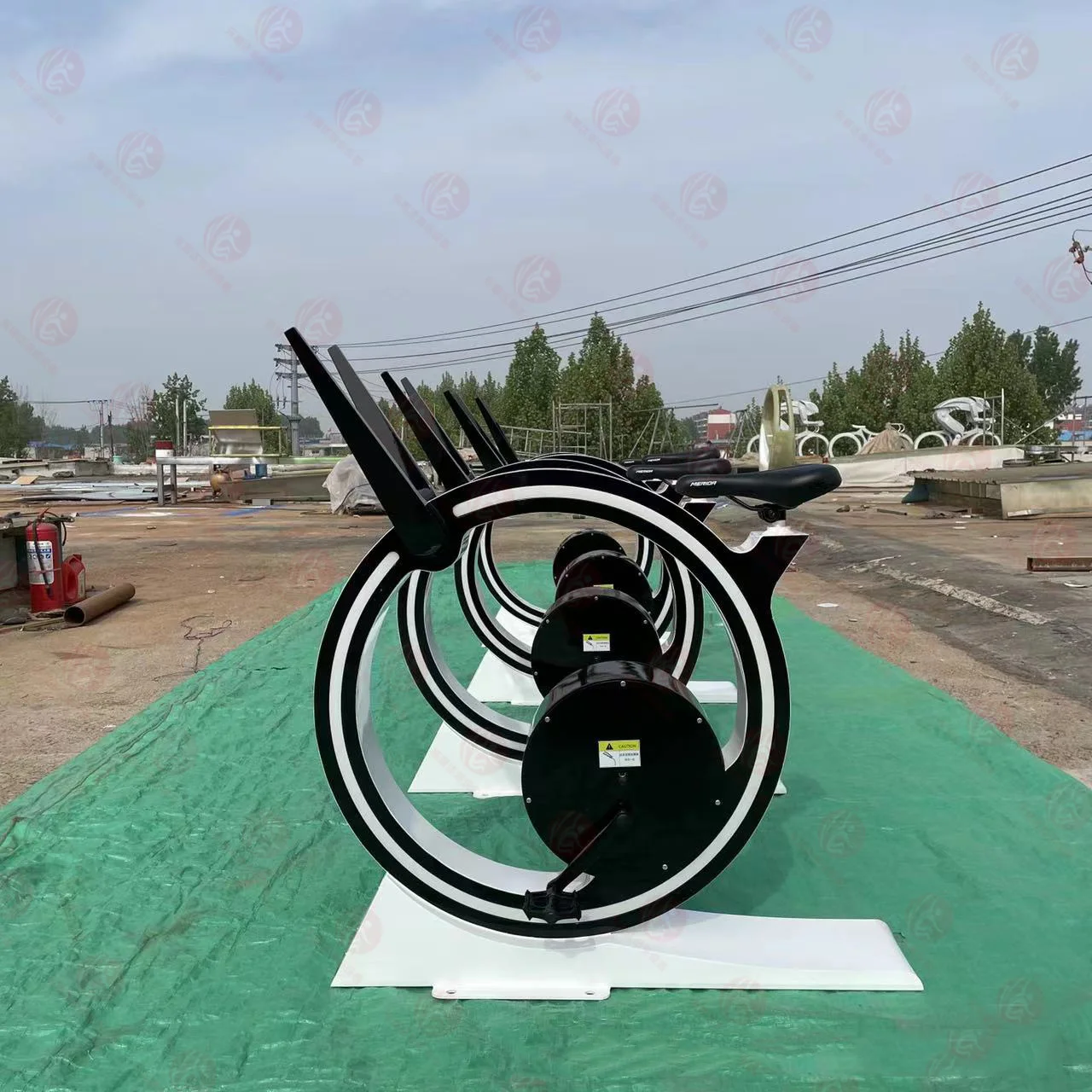 Event hire equipment attract popularity riding self-generating electricity metal circle for sale