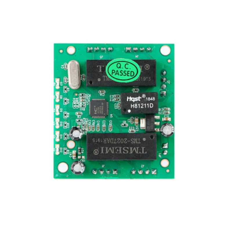 OEM 5-портовый ethernet-коммутатор 4 pin header 2,5 мм мини модуль автоматического включения света с Американская классификация проводов 2р разъем питания