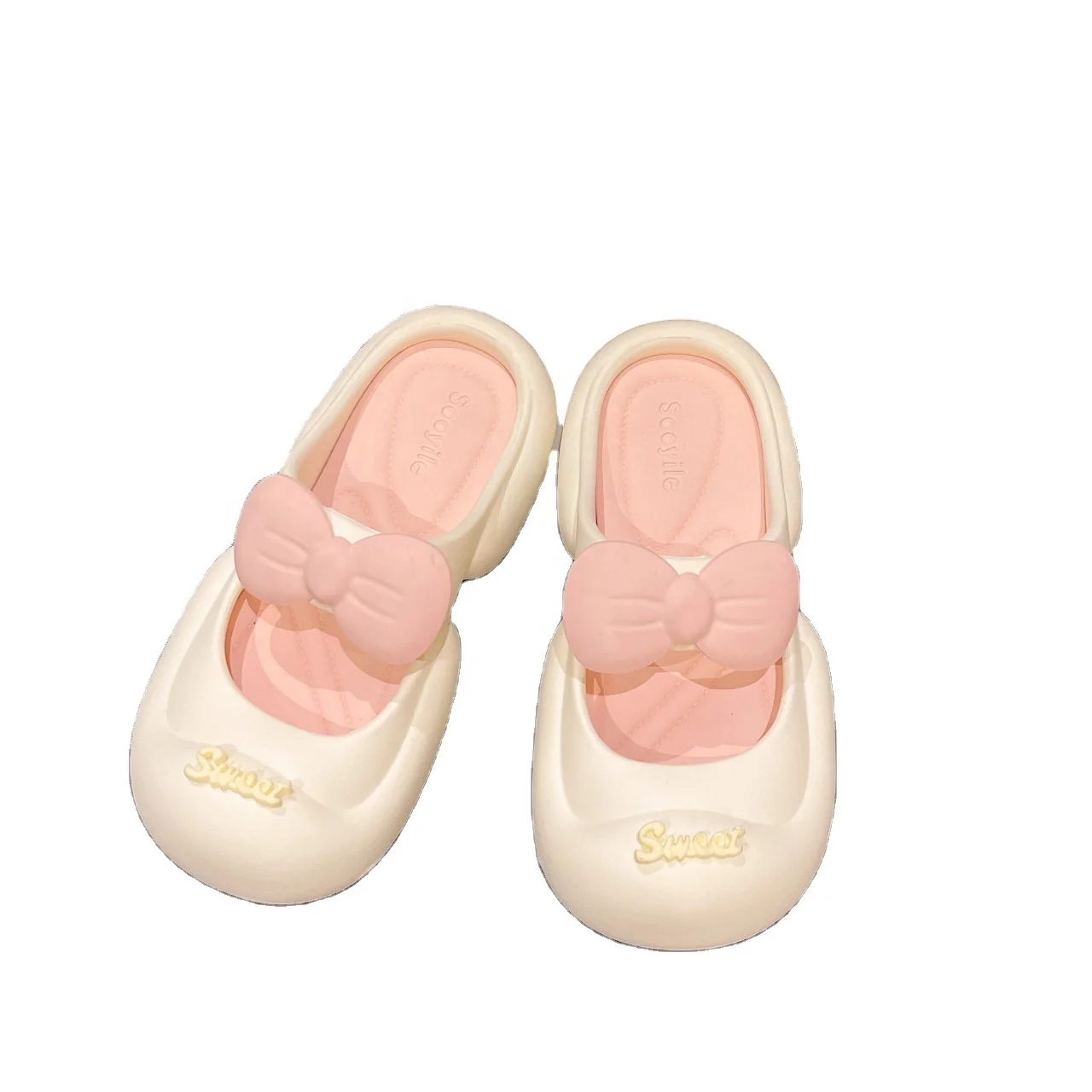 Fashion women muller shoes with high heel DIY clogs for female outdoor and bathroom plush sandals nurse shoes