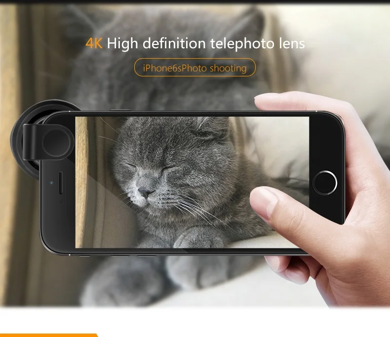 65 мм 4k HD без искажений объектив камеры телефона для iPhone Samsung макрообъектив и широкоугольный со светодиодной подсветкой дорожным