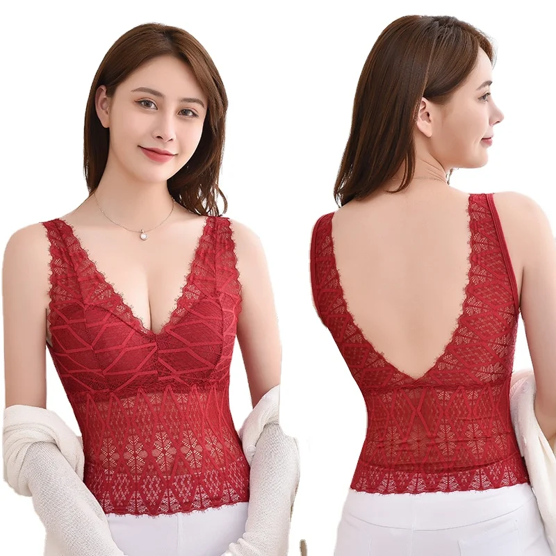 Новейший Топ boob со съемными мягкими бретелями без стального кольца, кружевной бюстгальтер с красивой спинкой, бюстгальтер с подкладкой, женские топы на бретельках