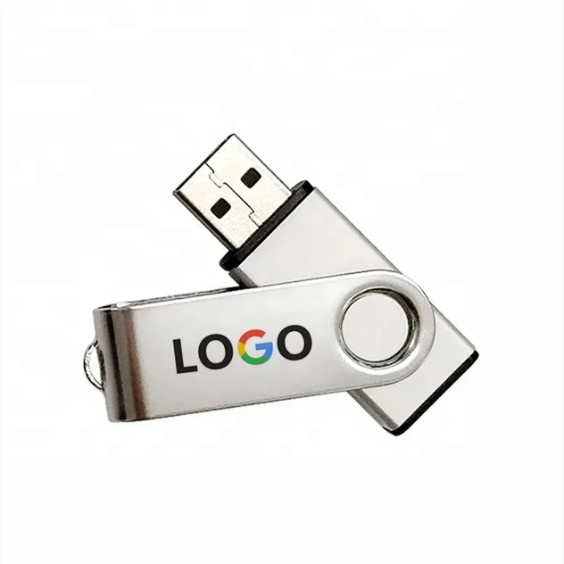 Custom logo Classic Twister USB flash Drive Swivel flash Memory USB Stick 32GB U Disk pen drive 128GB