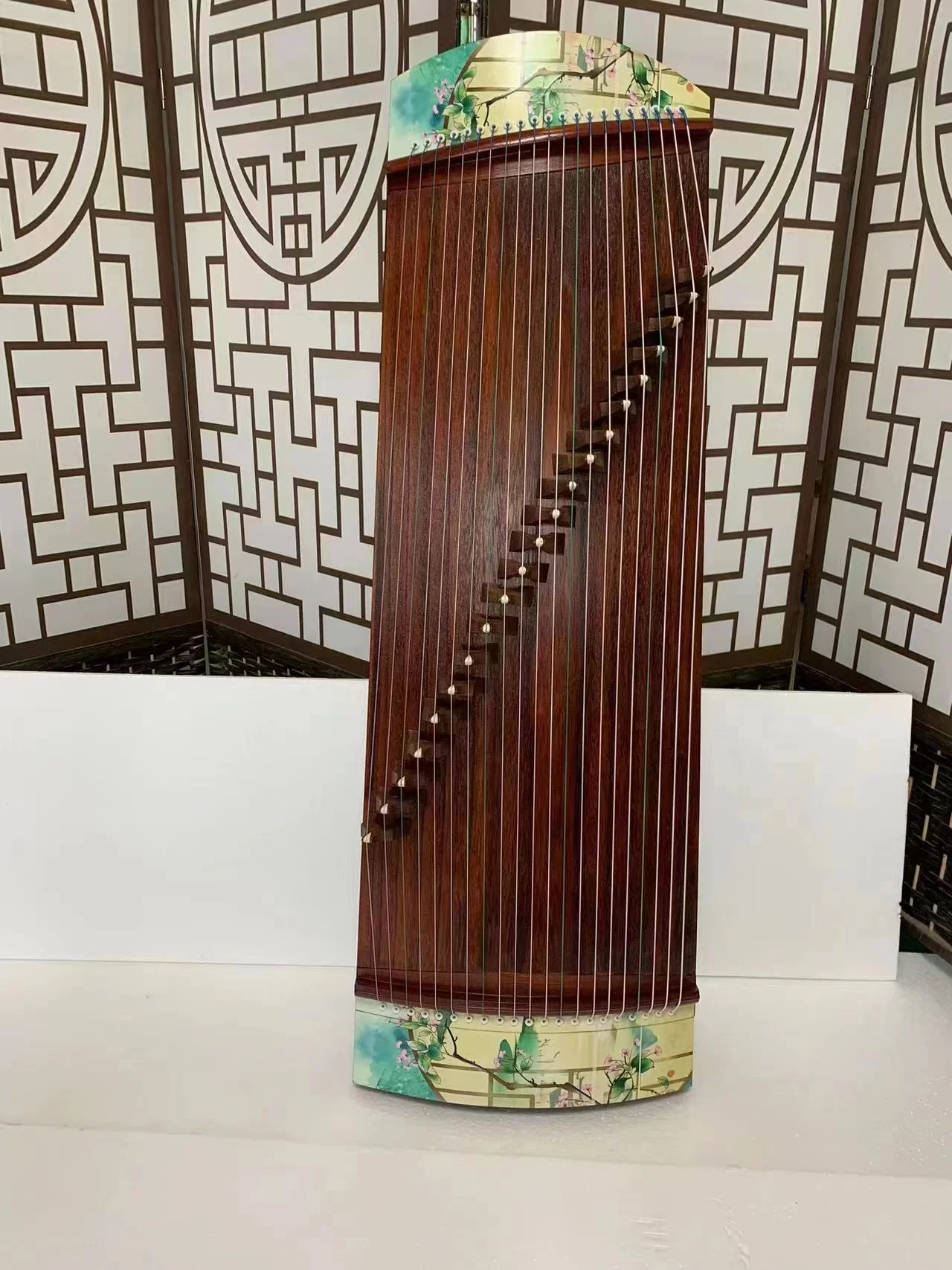 Traditional Chinese guzheng hand-dug zither, 21-string national musical instrument Ctnc brand zither