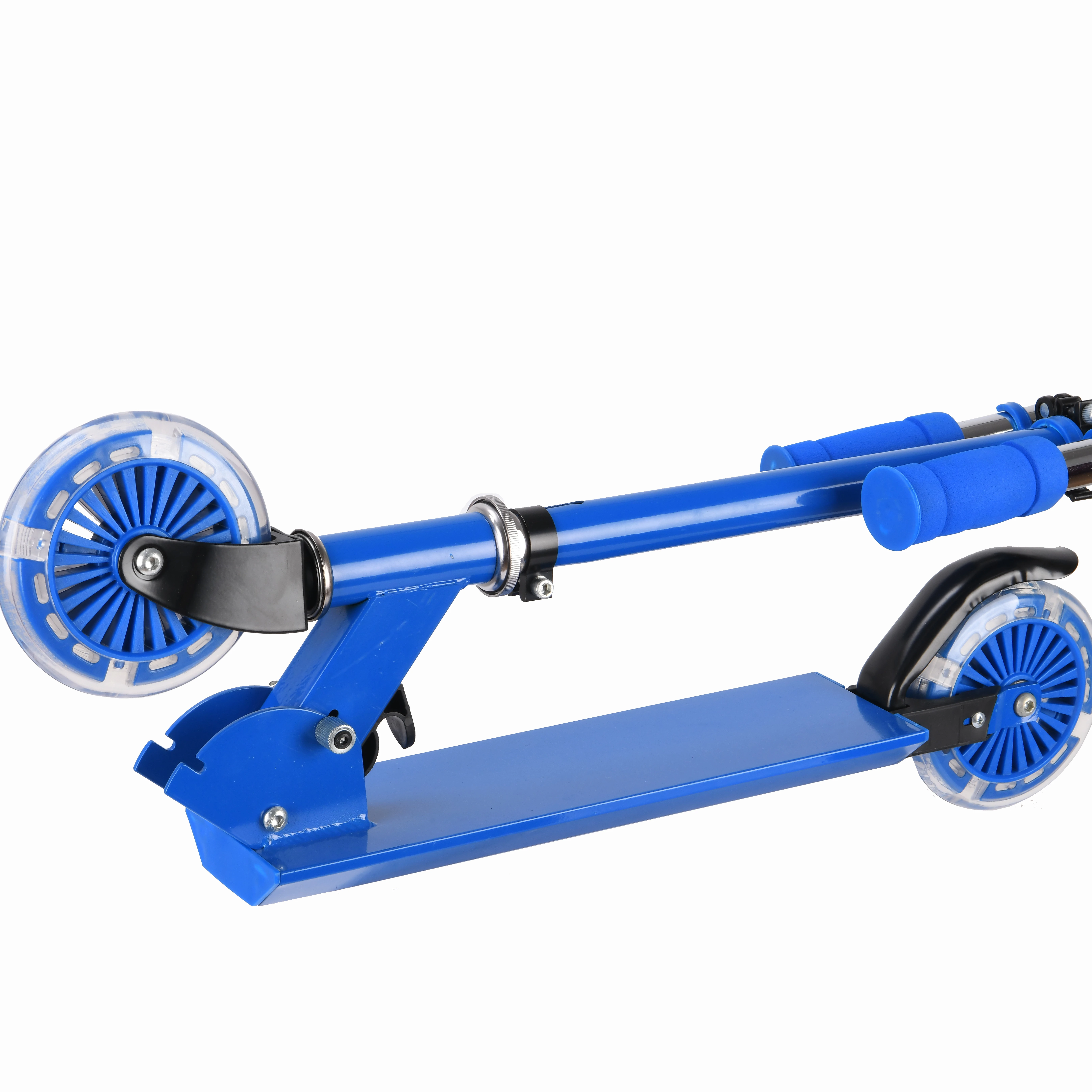 hot sale 2 PU light wheels pedal scooter children Iron aluminum kick scooter kids children foot scooters for sale