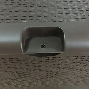 
Rattan Style Storage Box Deck Box 450L 118gal Capacity 